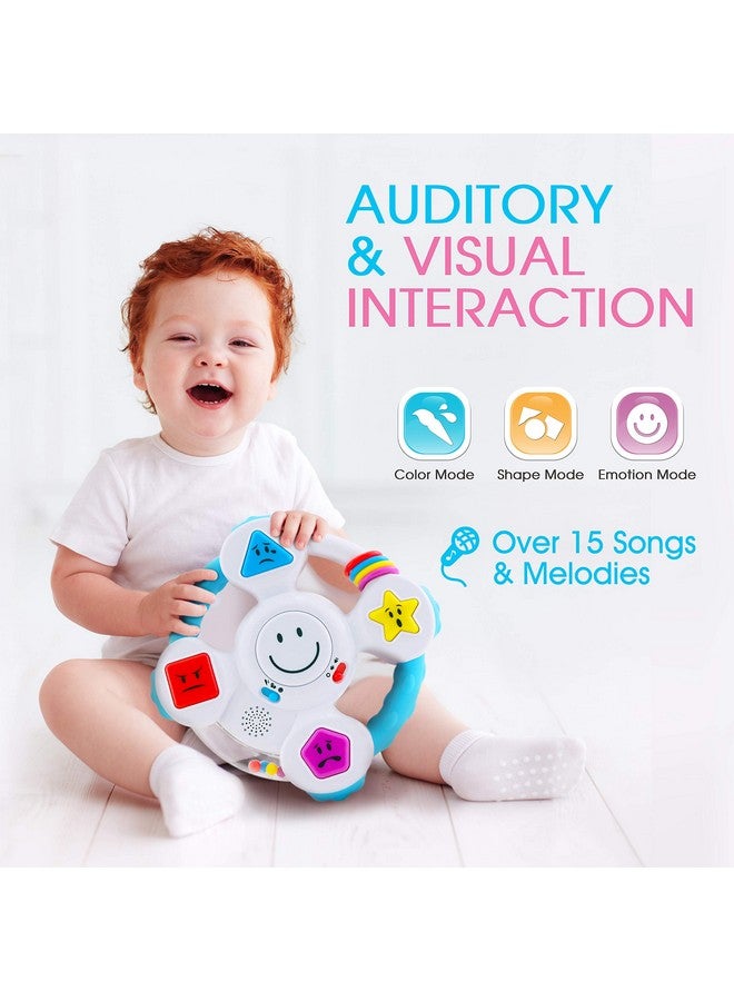 BEST LEARNING My Spin & Learn Steering Wheel Interactive Educational Toys For 6 To 36 Months Old Infants Babies Toddlers Learn Colors Shapes Feelings & Music Game Ideal Baby Toy Gifts - Image 4