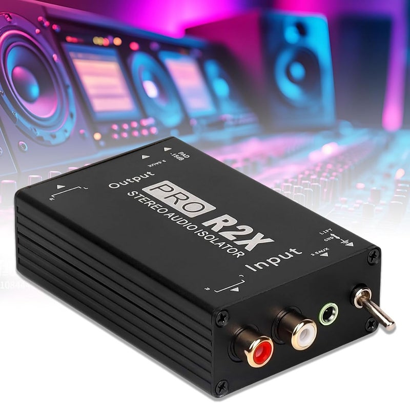 Compactly Sound Ground Isolator Minimize Ground Looping Interferences in Stereo Systems Professional Music Setups Isolators - Image 2