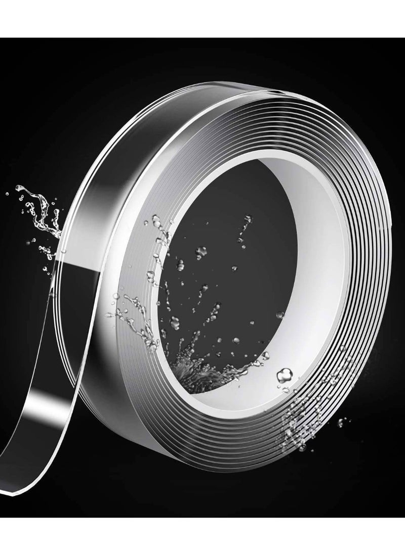 LVY FUSION LUKE Tape Transparent Washable Waterproof Strong Adhesive Tape Reusable Silicone Tape For Household and Industrial Use Heavy Duty  - Image 3
