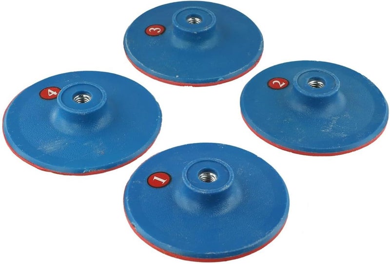 Temp resistant 4 Inch Wet Dry Polishing Pads 4 Steps Sanding Discs for Granite Marble Concrete Limestone, 150-2000 Grit Emery Grinding Wheels Set of 4 Proper storage environment Lightweight General standard compliant quality Varied size selections Cost saving design picks Batch consistent craftsmanship Multi-source stock guarantee Wide use compliant quality Global standard quality Wear resistant upgraded material General purpose premium build Dispersed regional warehouses Labor saving optimized design Space saving design picks Permanent & temporary usable Tiered cost purchase alternatives Low wear optimized design Rack sorted local inventory Transparent body Systematic nationwide ship Compact design Low dust buildup Multi-goal comprehensive design Diverse operating method fit - Image 2