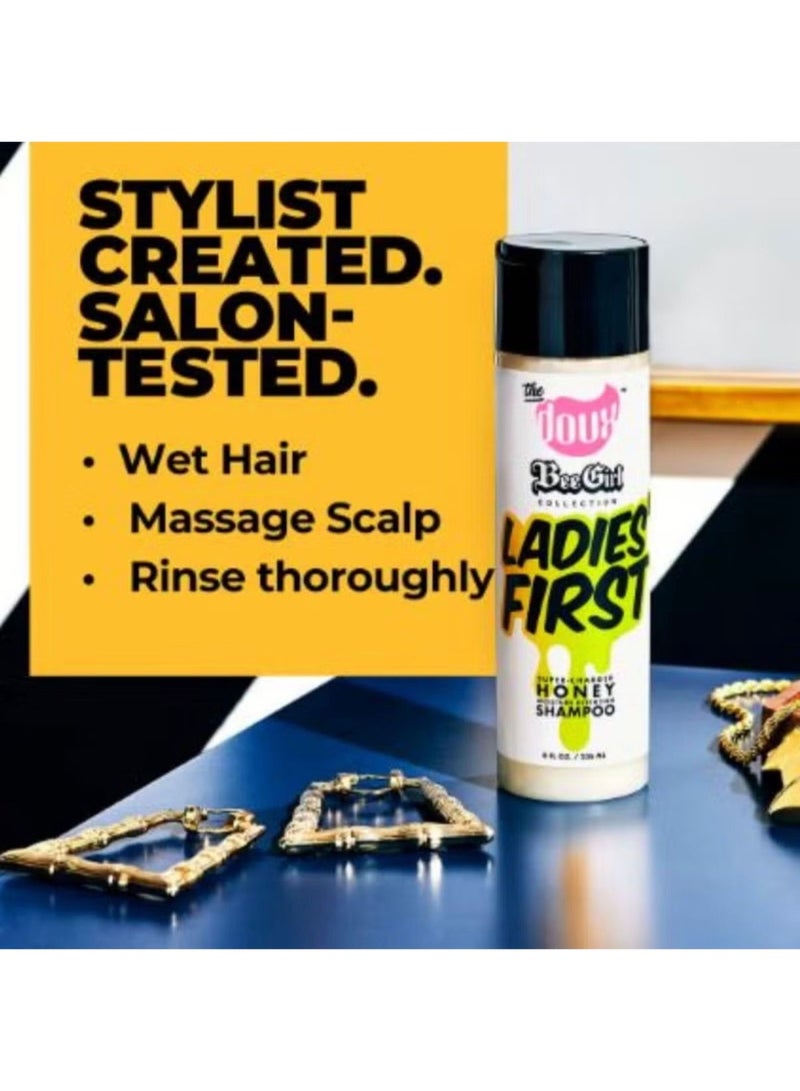 The Doux Beegirl Ladies First Honey Shampoo 8Oz - Image 5
