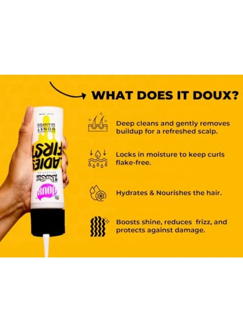 The Doux Beegirl Ladies First Honey Shampoo 8Oz - Image 4