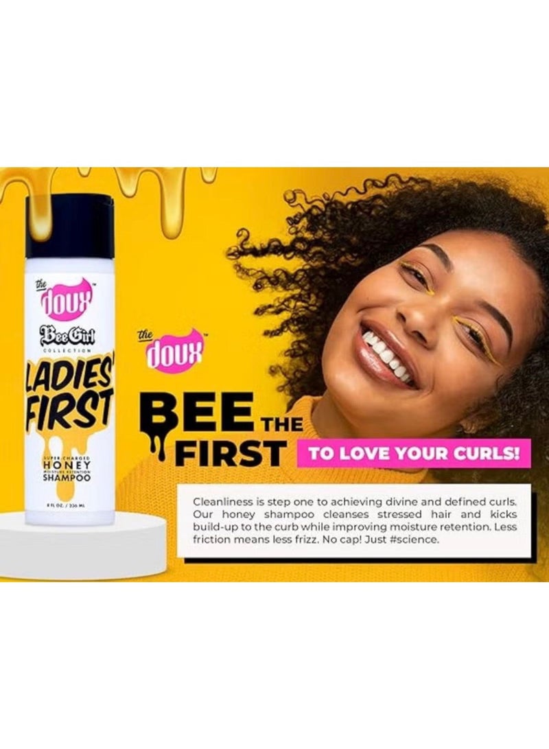 The Doux Beegirl Ladies First Honey Shampoo 8Oz - Image 3