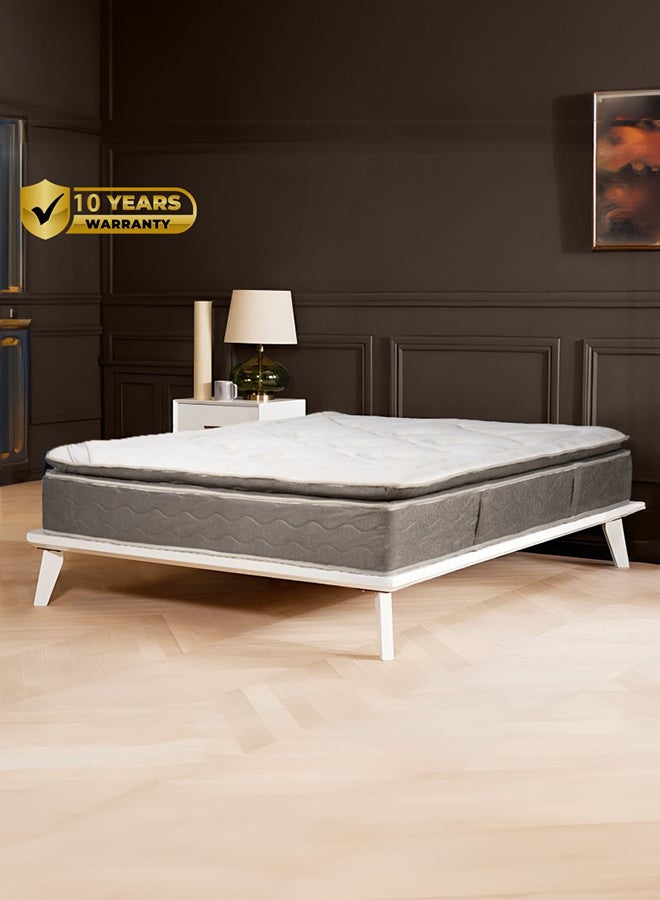 PENHALIGON'S Polivia | Multi Layer Bed Mattress 12 Layers Thickness 29 cm Size Super King - 200x200 cm - Beige & Ivory - Image 1