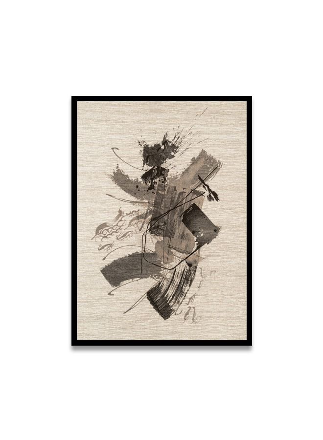 Marktna Canvas Wall Art for Wall Decoration Modern Design With A Hollow Black Frame Size 120x80cm One Piece - Image 2