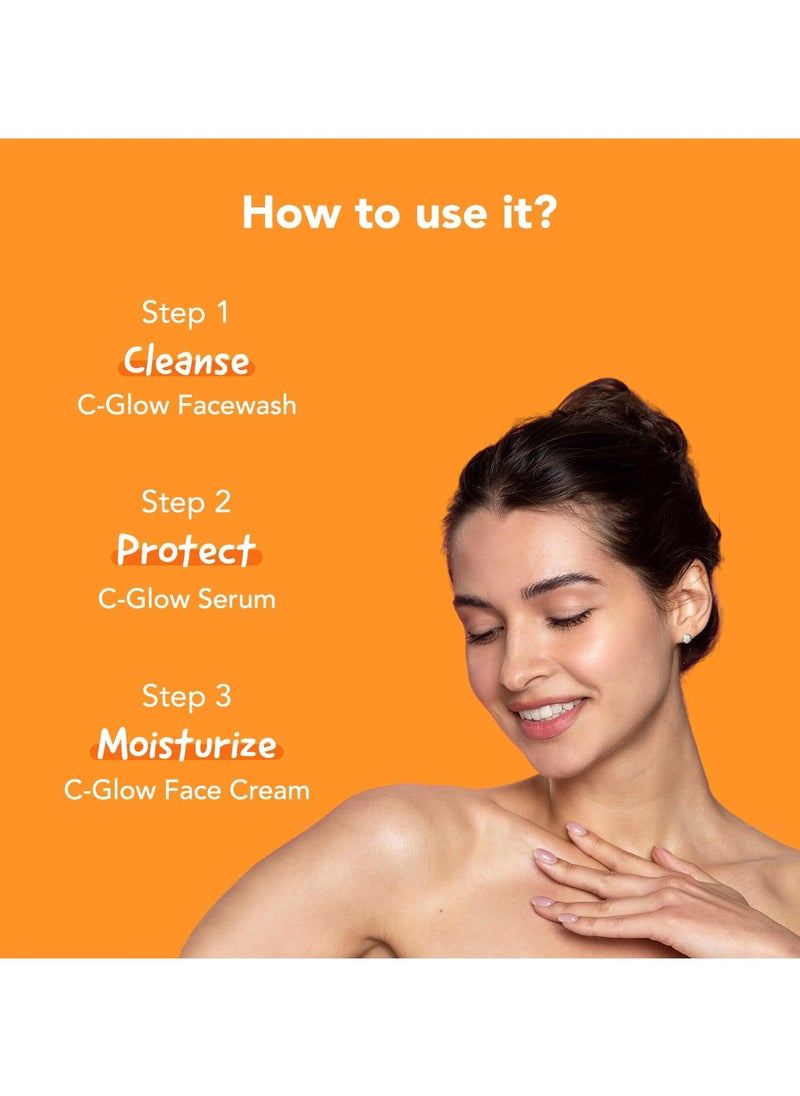 BELLAVITA Organic Vitamin C-Glow Natural Face Wash with Honey, Aloe and Sandalwood, Oil Control, Acne Removal and Glowing Skin for Men and Women - 100 ml  - Image 4