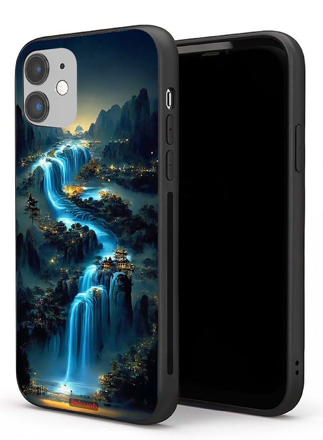 Tolwak Apple iPhone 11 Protective Case Waterfall Art - Image 1
