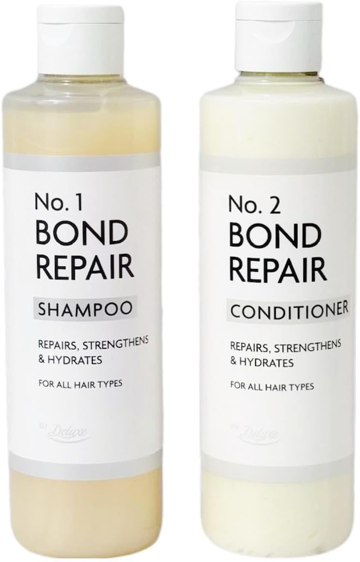ByDelux Bond Repair Shampoo Conditioner Repairs Strengthens Hydrates 250mL250mL BUNDLE Vegan