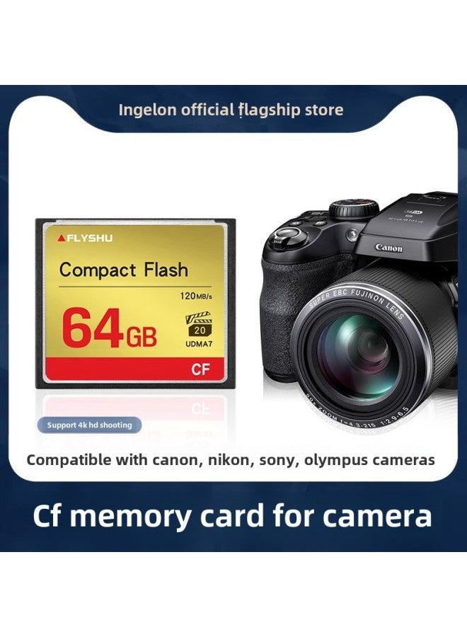 Cf CarD 64g High-speeD Camera Memory CarD Suitable For Canon 7D50D Special Nikon D700 Sony Memory CarD 32-Color:CF Card Dedicated Card Reader-Capacity:CF Card Dedicated Card Reader  - Image 2