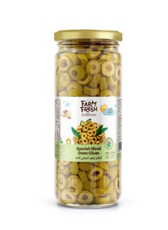 Farm Fresh Green Sliced Olives 440g 
