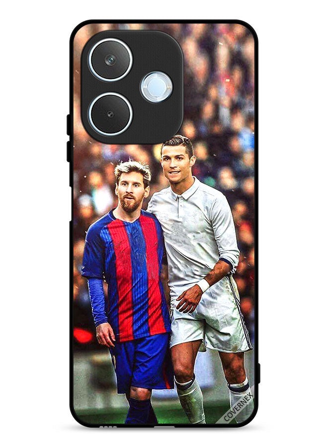 Covernex Oppo A5 Pro Protective Case Cover Messi & Ronaldo - Image 1