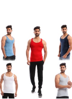 Bundle Of Five Solid Slip On Ribbed Sleeveless Undershirt - pzsku/Z21615F302535644BE59EZ/45/_/1675221680/94915ec3-3528-45a8-9951-0894f802e9c3