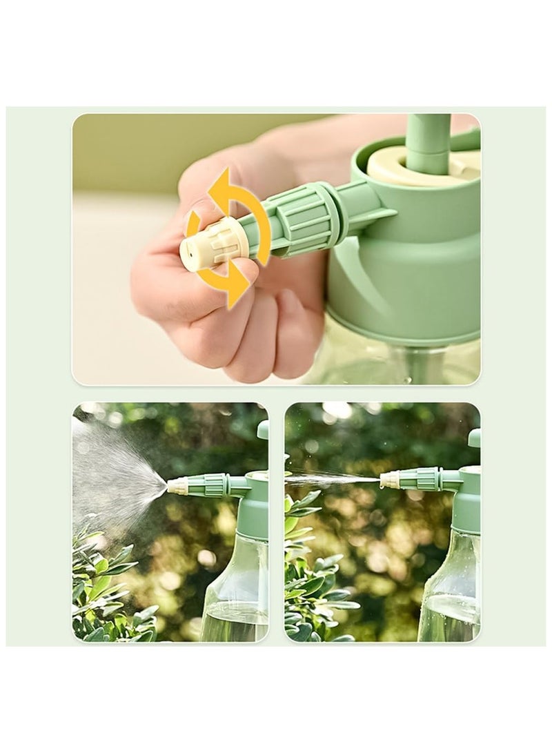 1 Pcs Plant Mister Spray Bottle, 1.5L Pressure Plant Mister with Top Pump with Adjustable Nozzle, Hand Pump Garden Water Sprayer for Indoor/Outdoor Plants Garden Flowers (Green) - Image 3