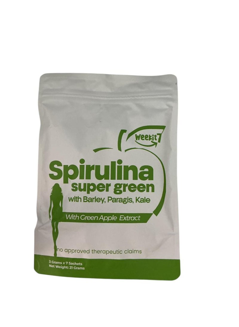 Spirulina Powder with Green Apple Extract Anti-inflammatory Immune-boosting & Cholesterol-lowering