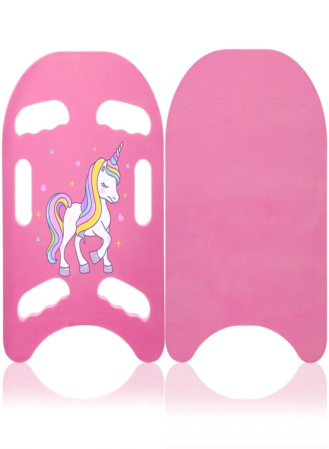 Relaxgiant Kids Toddler Kickboard for Pool Swimming Training Cartoon Unicorn Kickboard with 6 Hole Handles Lightweight EVA Swim Accessories Equipment for Adult Beach - Image 1