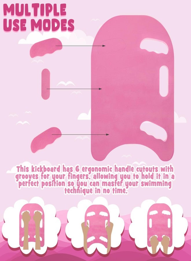Relaxgiant Kids Toddler Kickboard for Pool Swimming Training Cartoon Unicorn Kickboard with 6 Hole Handles Lightweight EVA Swim Accessories Equipment for Adult Beach - Image 4