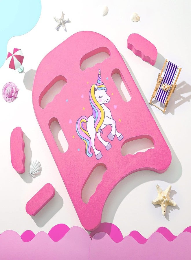 Relaxgiant Kids Toddler Kickboard for Pool Swimming Training Cartoon Unicorn Kickboard with 6 Hole Handles Lightweight EVA Swim Accessories Equipment for Adult Beach - Image 5