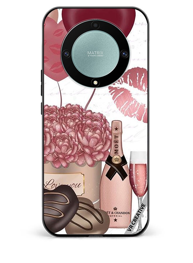 VR CREATIVE Protective Case Cover For Honor X9b Girl Celebrations Design Multicolour - Image 1