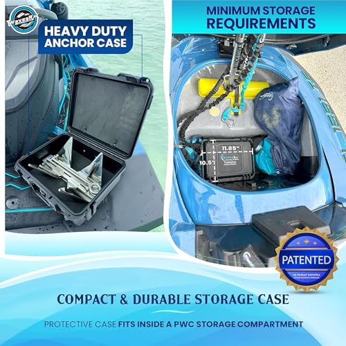 WAVESRX TriAnchor - Stainless Steel Folding PWC & Boat Anchor Kit | Sets Instantly for Effortless Boat & Jet Ski Anchoring | Compact Patented Designed Pontoon Boat Anchor | Better Than Plow & Box Anchor 5LB - Image 5