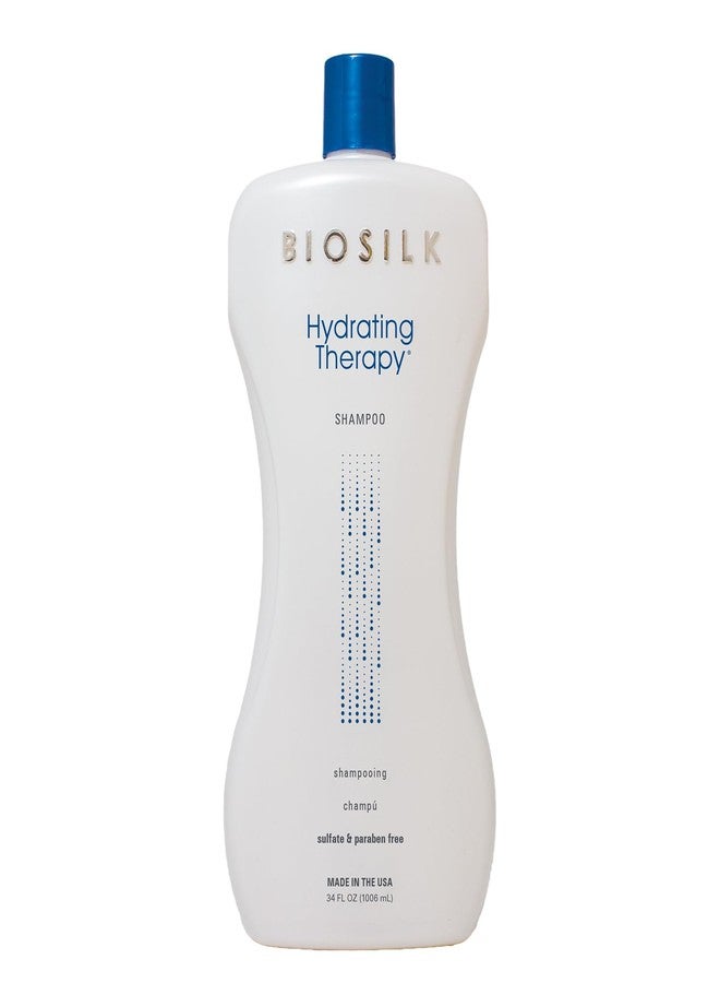 Biosilk Hydrating Shampoo, Replenishes Hair Moisture For Strong, Smooth Hair, Sulfate, Paraben, & Cruelty-Free, 34 Oz - Image 1