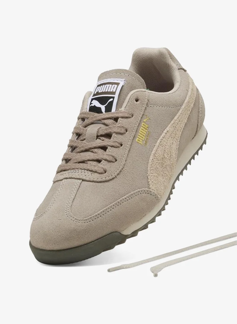 Puma Mouse Gray-Silver Fog-Gum Arizona Suede Sneakers  | Best Price UAE