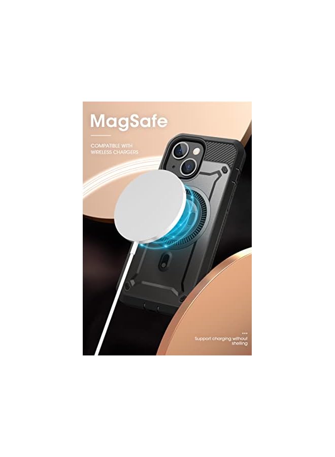 SupCase Unicorn Beetle Pro Mag Case for iPhone 14 Plus 6.7", Compatible with MagSafe Full Body Rugged Case with Built-in Screen Protector & Kickstand & Belt-Clip - Image 4