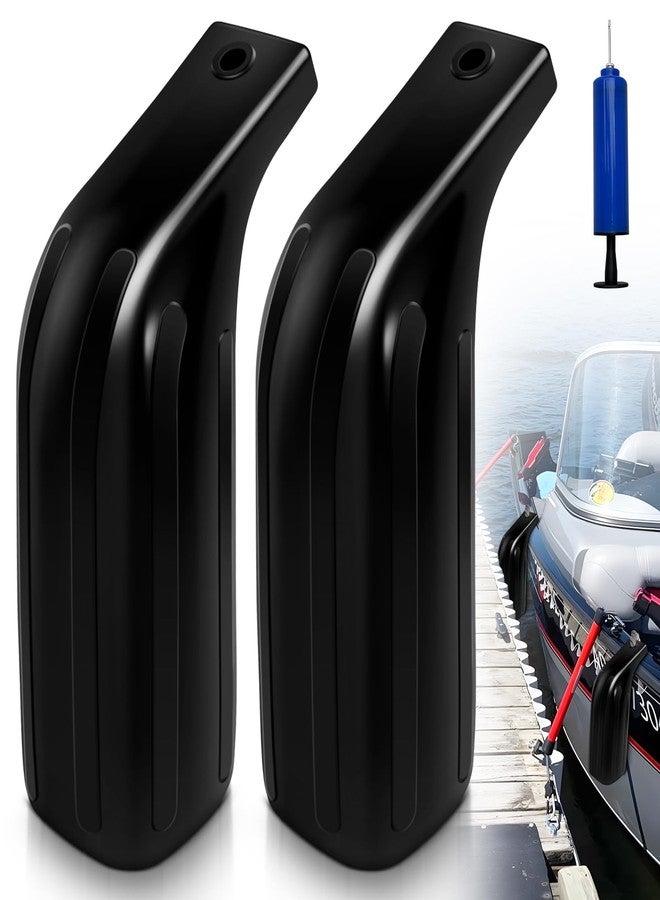 FBULWSEC Low Freeboard Boat Fenders 5x16 Portable Boat Bumpers for Docking Dock Bumpers Bass Boat Side Bumper Heavy Duty Marine Vinyl Protection for Bass Ski Bay Boats Gunwale and Hull - Image 1