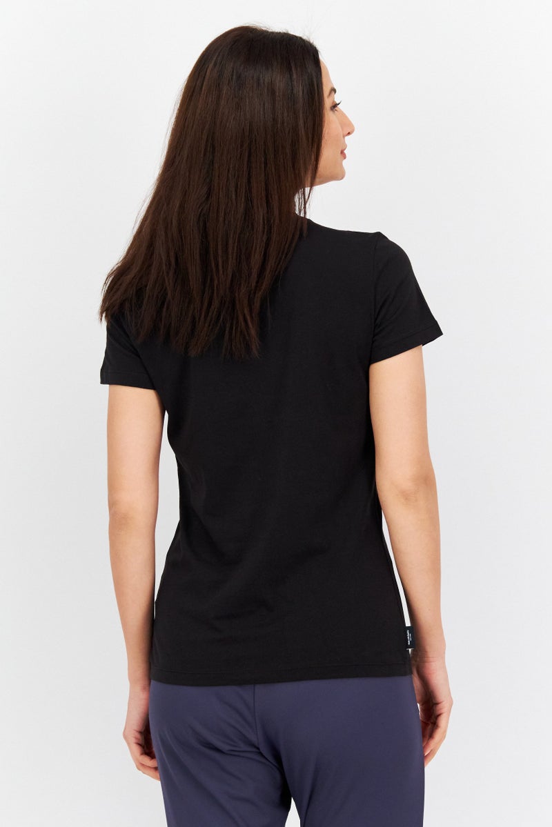 PUMA Women Sportswear Fit Short Sleeve Training Top, Black - Image 2