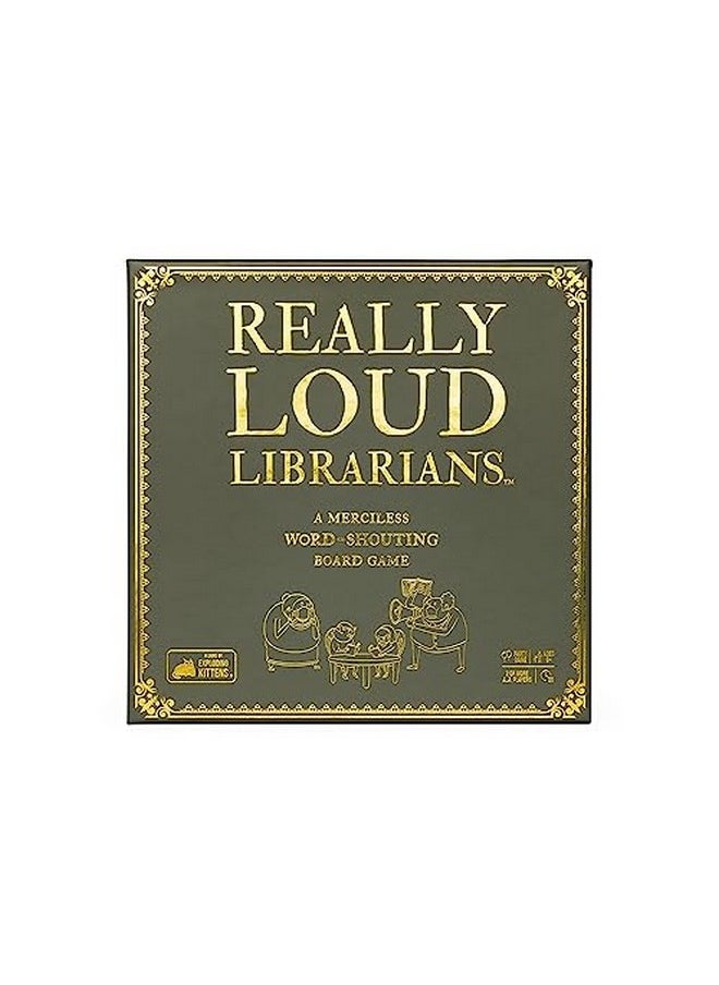 Exploding Kittens LLC Exploding Kittens Really Loud Librarians Fastpaced Wordshouting Board Game For Kids 812 Adults Family Night Fun & Parties  - Image 1