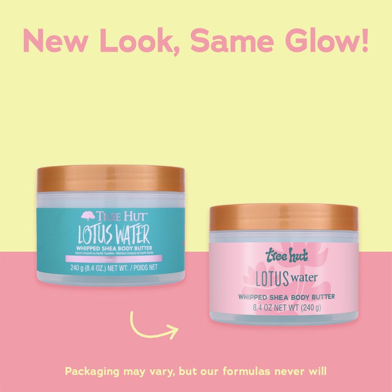 Tree Hut Lotus Water Whipped Shea Body Butter, Long-lasting Hydration Leaves Skin Feeling Soft & Moisturized, Lightweight, Nourishing Essential Body Care, 8.4 fl oz - Image 2