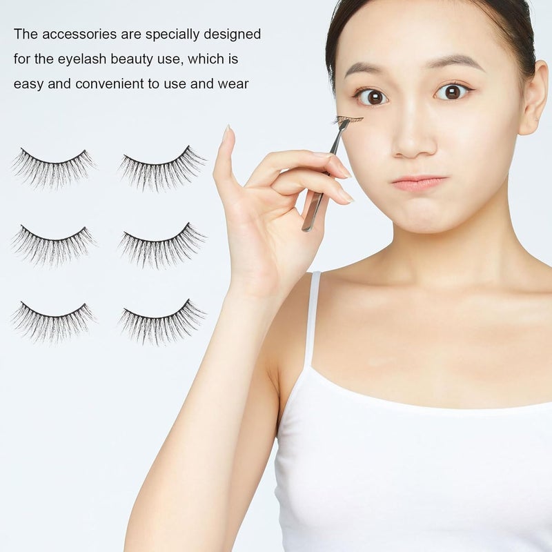 3d Natural False Eyelashes 20 Pairs Dense Fake Eyelashes for Makeup Beauty Enhancing Lashes Suitable for Daily Wear - Image 5