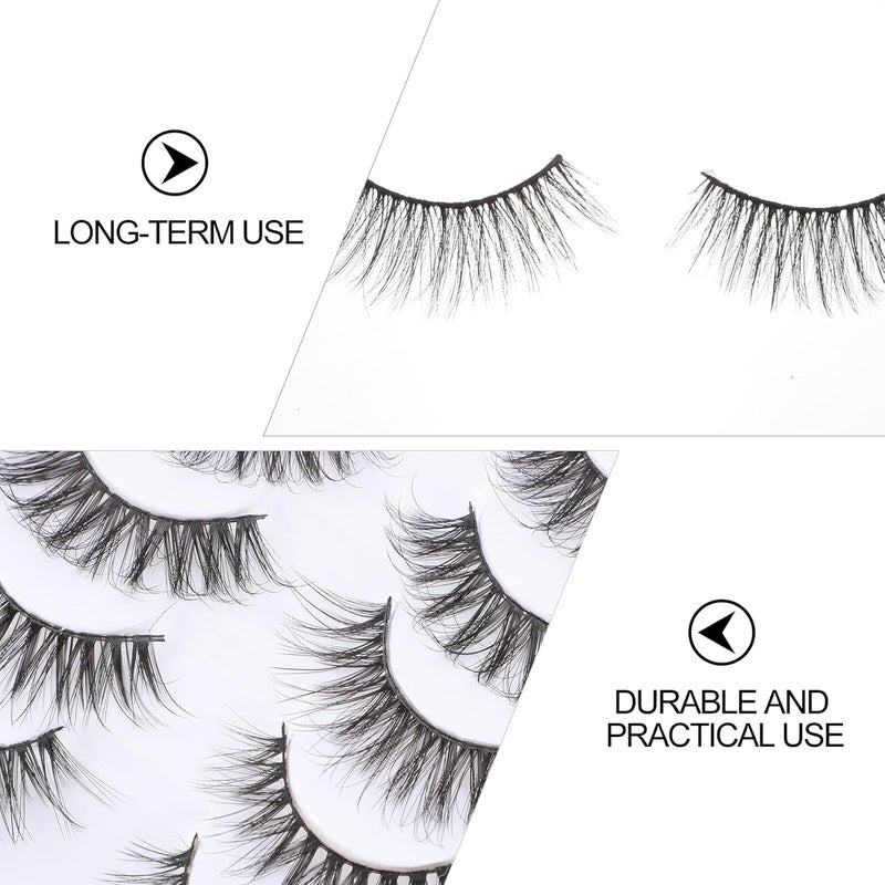3d Natural False Eyelashes 20 Pairs Dense Fake Eyelashes for Makeup Beauty Enhancing Lashes Suitable for Daily Wear - Image 3