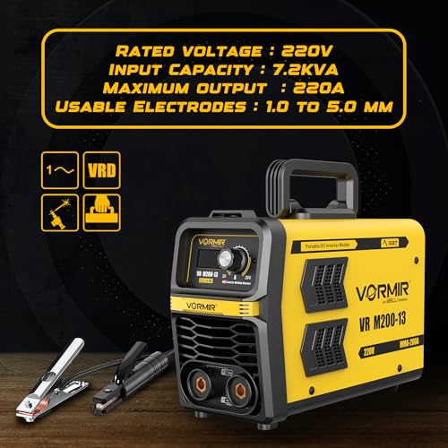 IBELL TOOLS iBELL VORMIR VRM200-13 Inverter MMA Welding Machine (Home/DIY) 200A with Hot Start, Anti-Stick Functions- 1 Year Warranty - Image 5
