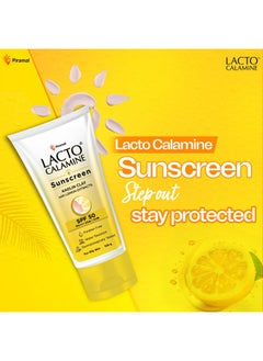 Lacto Calamine Sunscreen Spf 50 | 100G | Pa +++ Sunscreen For Oily Skin | Uva - Uvb Sunscreen | Water Resistant & No White Cast | With Kaolin Clay, Vitamin E & Lemon Extracts | Paraben Free (100 G)  - Image 2
