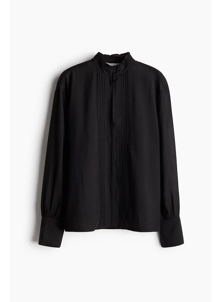 اتش اند ام Sheer Pintuck Blouse