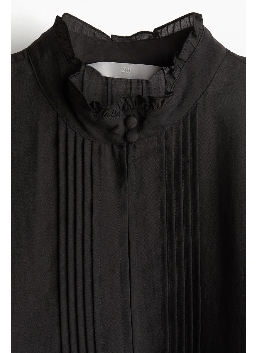 اتش اند ام Sheer Pintuck Blouse