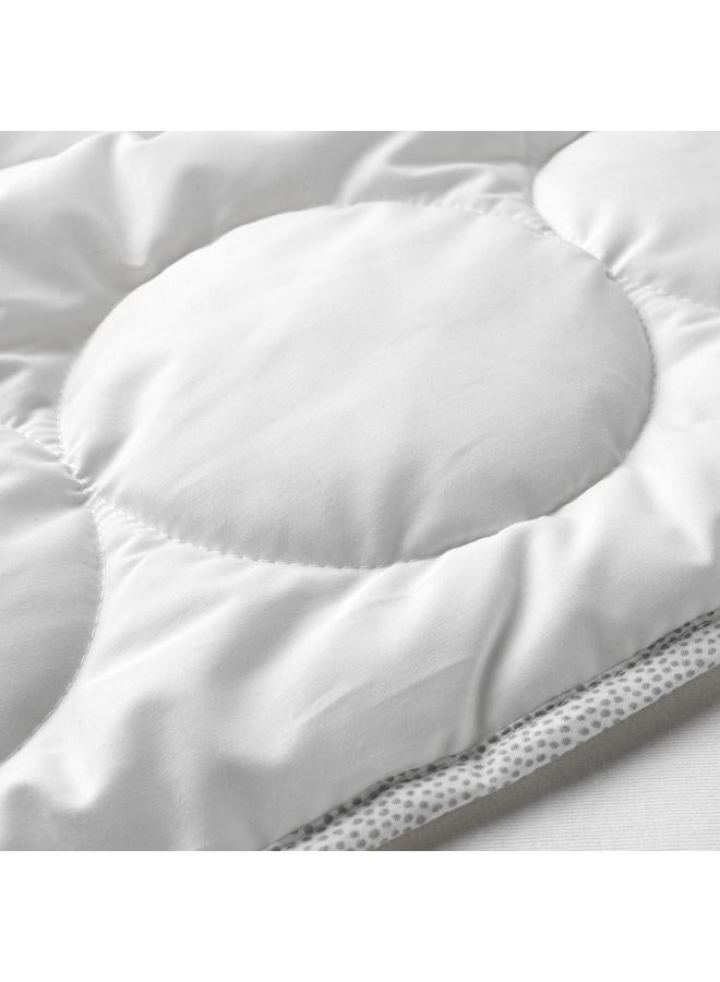 Zaboon Duvet for cot, white/grey, 110x125 cm - Image 4