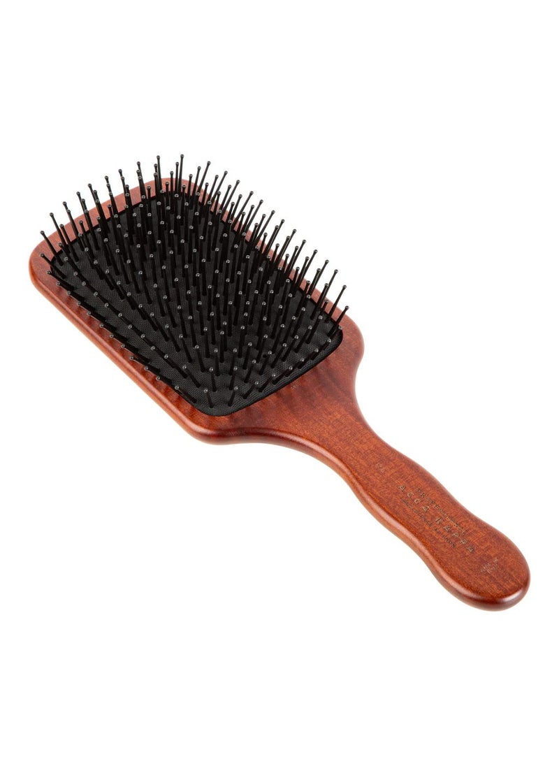 ACCA KAPPA Acca Kappa Pneumatic Kotib Wood Paddle Brush with Pom Pins 