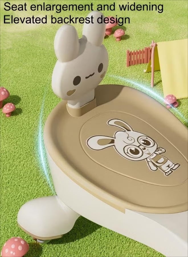 Aissiora Kids' Twist Car Ride Toy for Children Aged 2-6 Swing Car With Lights and Music Silent Wheels Anti-tipping Suitable for children aged 2-6 - Image 3