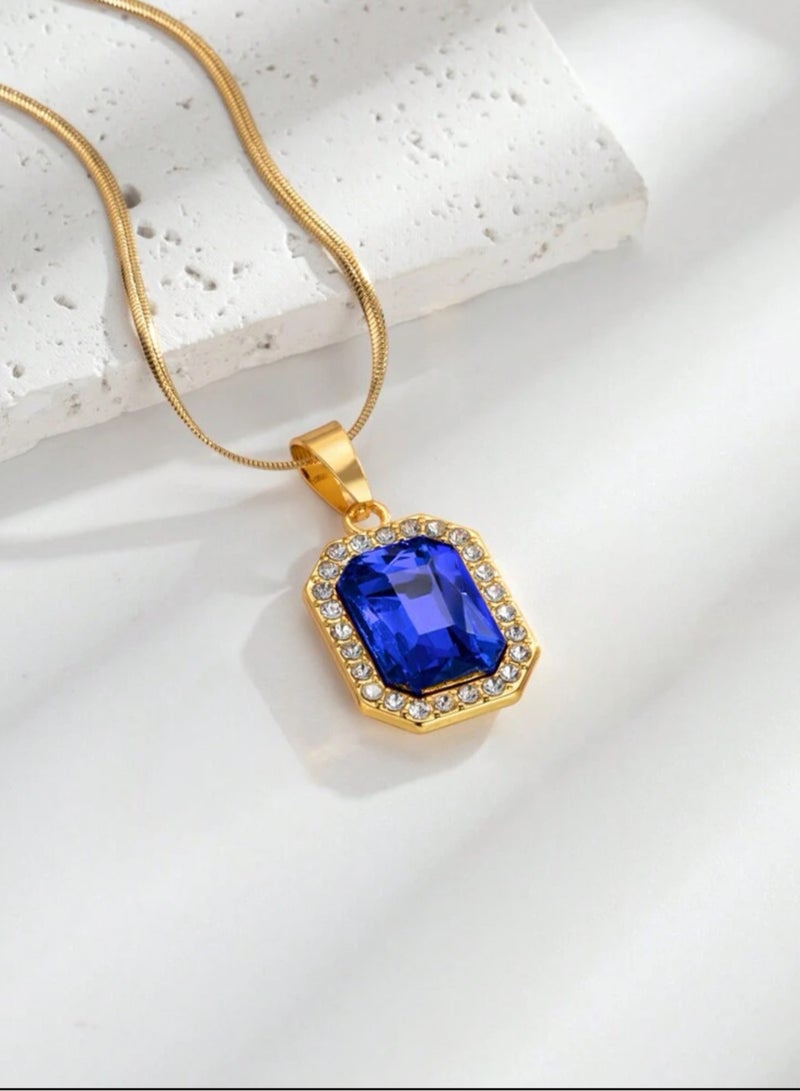 Trendy Stainless Steel Gold Plated Necklace For Women