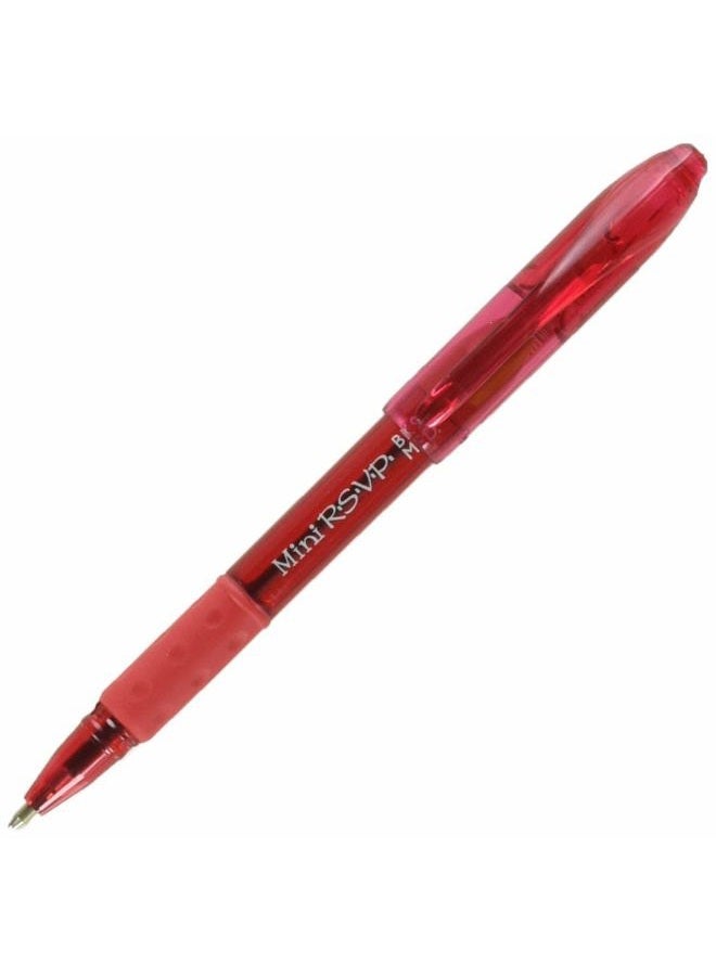 Pentel RSVP Mini Ballpoint Pen, (1.0mm) Medium Line, 24-Assorted Ink in Clear Cylinder Pack (BK91MN24M) - Image 4