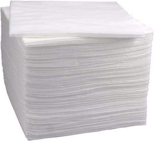 PIRU Piru Disposable Dry Wipes for Baby and Adults 100 Count 50 wipes 2 Pack Ultra Soft Cotton Tissue Washcloths 8 x 8 Travel Size - Image 1