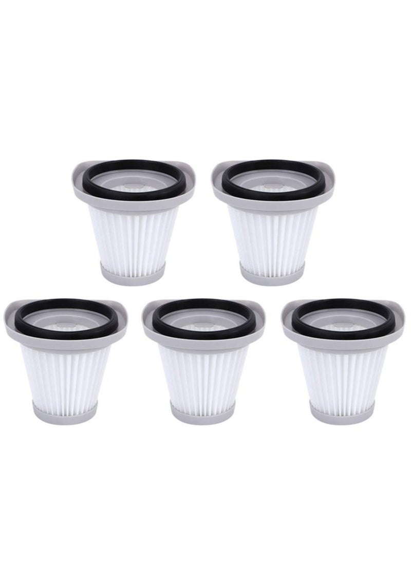 KASTWAVE 5 PCS Replacement Vacuum Filter, Vacuum Cleaner Replacement Filter, Compatible with SC861 SC861A Vacuum Cleaner, Suitable for Handheld Vacuum Cleaner Accessories Filter  - Image 2