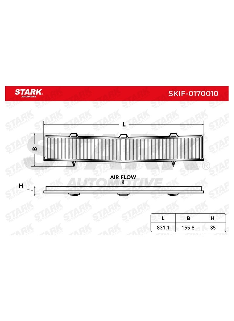 Stark STARK - POLLEN FILTER / CABIN FILTER FOR BMW - 64319313519 / 64319142115 / 64316946628 / 64316925982 / 64316962549 / 64316962553  - Image 2