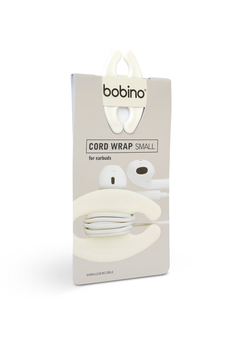 Bobino Cord Wrap - Multiple Colors - Stylish Cable And Wire Management/Organizer (Small Cream) - Image 2