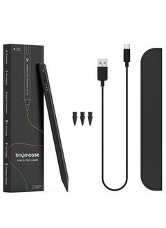 TinyMoose Active Digital Stylus Pen Pencil Pro Lumin 2nd generation iPad Pen with Fast Charging & Palm Rejection For Apple iPad 2018 and Later Black Edition  - Image 2