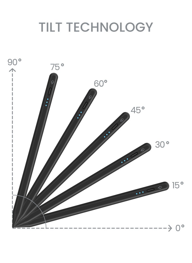 Active Digital Stylus Pen Pencil Pro Lumin 2nd generation iPad Pen with Fast Charging & Palm Rejection For Apple iPad 2018 and Later Black Edition - pzsku/Z21627CBBC913B831A99AZ/45/_/1687808166/2e9e6b7f-73b6-4a0e-a0bc-e9a1a350bbb0