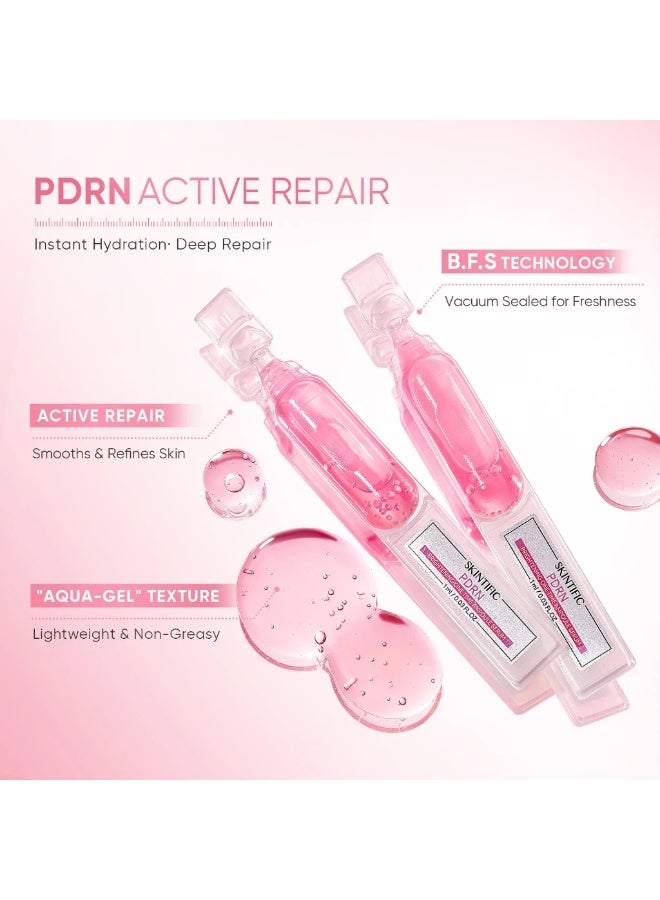 Skintific PDRN Brightening One Time Ampoule Serum Firming & Brightening Kulit Glowing 30pcs/box - Image 2