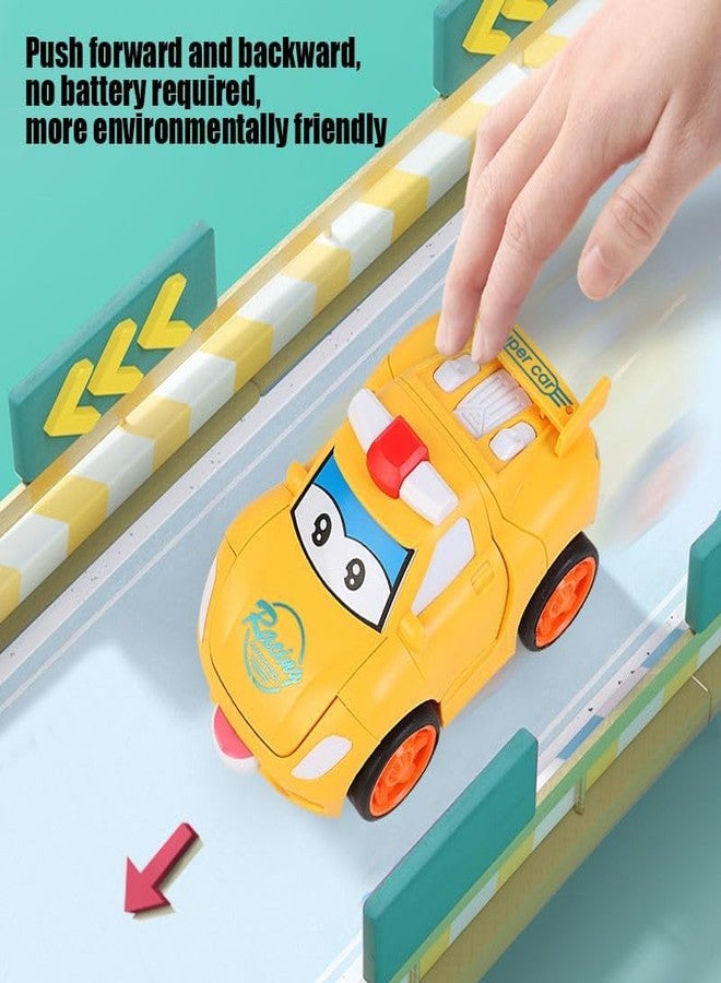 Space Enterprises Toy Car - 2-in-1 Robot & Car Toy for Boys & Girls | Auto-Transform Button | Car Toy for Kids (Multicolour) Pack of 3 - Image 4