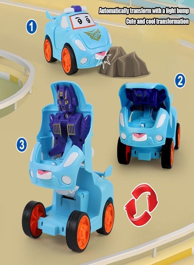 Space Enterprises Toy Car - 2-in-1 Robot & Car Toy for Boys & Girls | Auto-Transform Button | Car Toy for Kids (Multicolour) Pack of 3 - Image 3